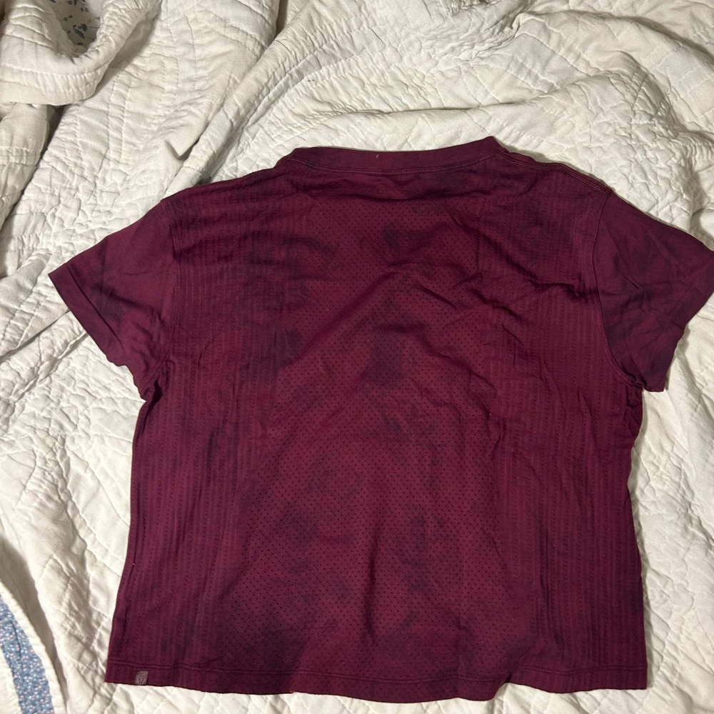 lululemon athletica Short Sleeve Athletic Top - Burgundy